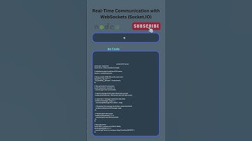 Real Time Communication in node js #realtimecommunication  #nodejs #shorts