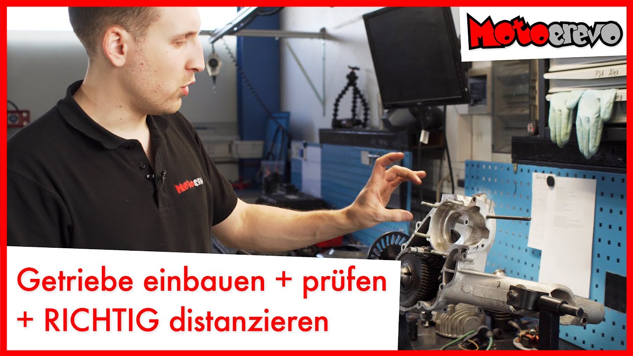 GETRIEBE einbauen, distanzieren, überprüfen - VESPA Motor RESTAURATION Part 4 | Motoerevo, Darmstadt