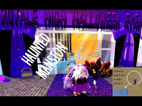Haunted Mansion Miss Mudmaam Candy Hunt Halloween Special In Royale High 2019 Youtube - roblox gameplay royale high halloween event haunted mansion