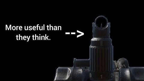 Aim. Down. Your. Sights. (Read Description)