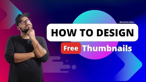 How to design free thumbnails | how to create youtub thambnail in canva | #thambnail #youtubevideo