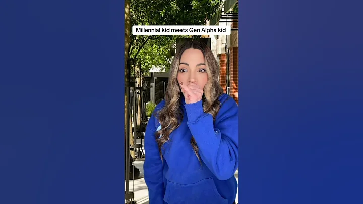 MILLENNIAL KID MEETS GEN ALPHA KID 🤝🏻