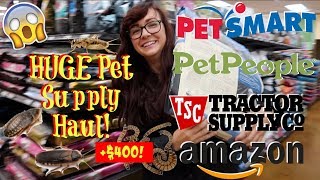 HUGE PET HAUL! ($400+) | WHAT I BUY IN A MONTH