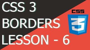 CSS 3 BORDERS #Lesson - 6 #codehunger