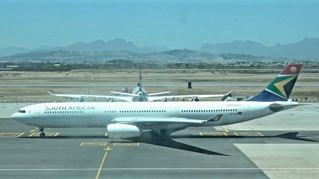 South African Airways A330-300 Cape Town To Johannesburg "Full Flight"