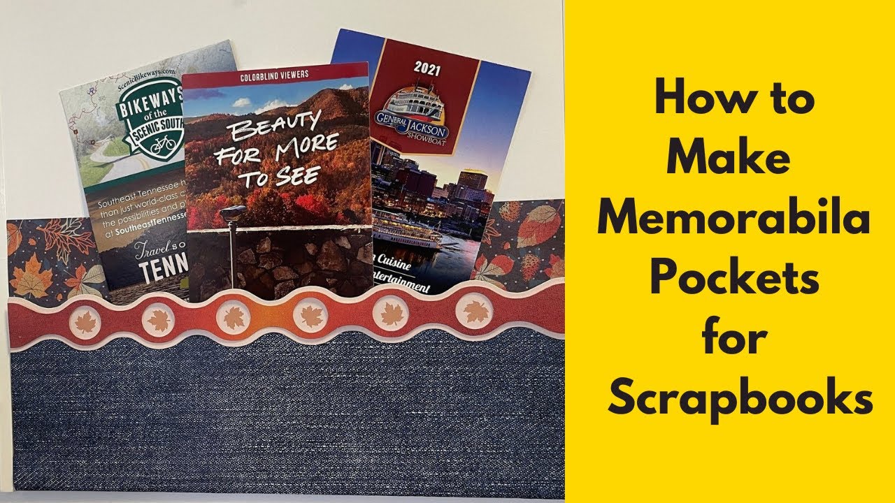 How to Make 3 Scrapbook Pocket Pages 