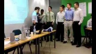IBM Grad Blue singing IBM anthem