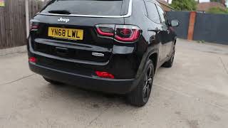 YN68LWL Jeep 1.4T MULTIAIRII LONGITUDE SUV 5DR PETROL MANUAL SAT NAV BLUETOOTH DAB STEREO
