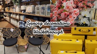Walkthrough to HomeGoods and Kirkland Home for spring decorations