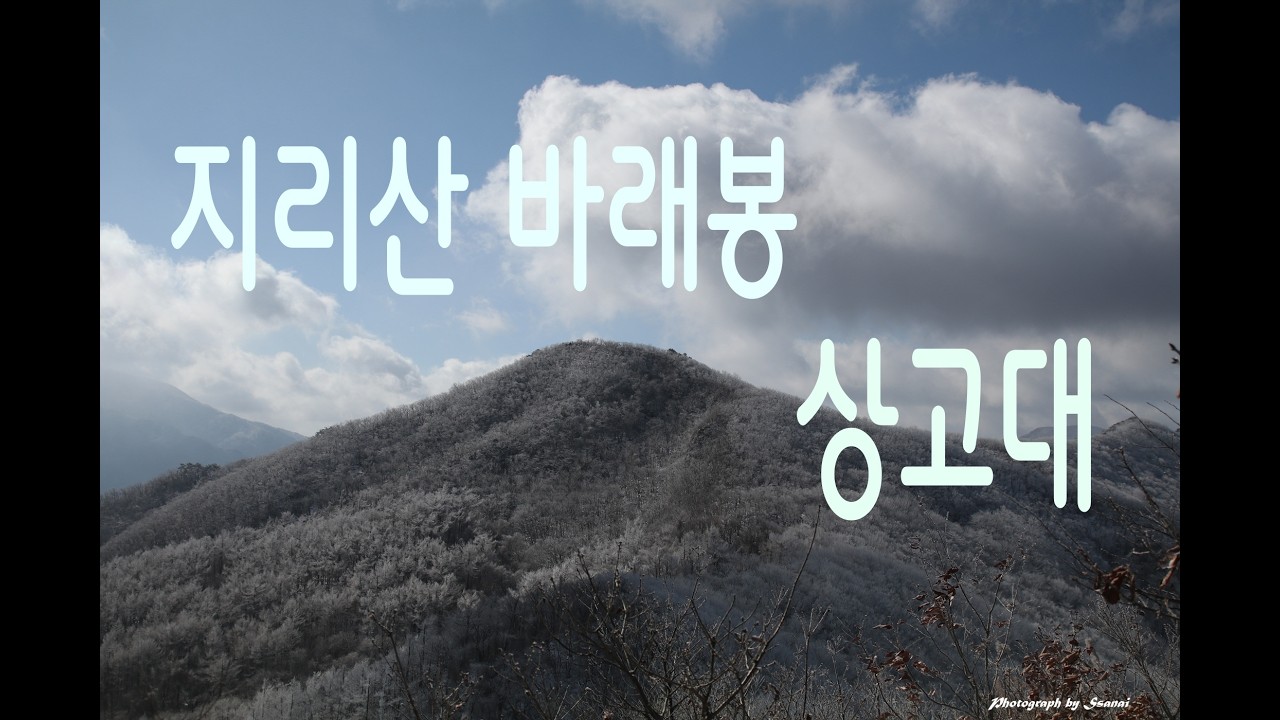 지리산 바래봉 세동치 부운치 팔랑치의 상고대