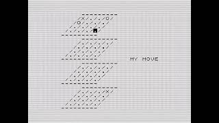 3D OXO / 3D-OXO (by AJ Heathcote, 1984) (ZX81) screenshot 3