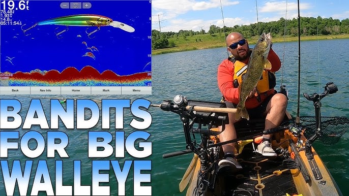 Shallow water, light tackle trolling from a kayak