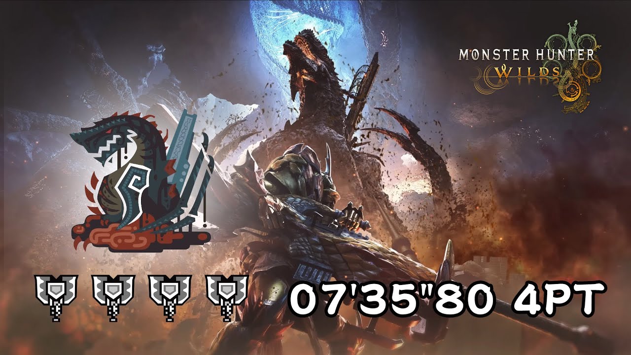【MHWilds/PS5Pro】ゴグマジオス4pt盾斧 / 巨戟龍/盾斧練習中/ 07'35''80 Gogmazios