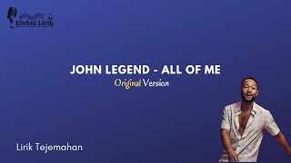 John Legend - All Of Me  ( Lirik Terjemahan) Resimi