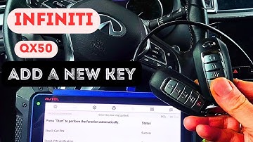 2020-2021 Infiniti QX50 Key fob programming by Autel IM608. How to add a new key for Infiniti QX50.