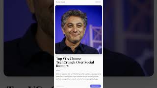 Top VCs Choose TechCrunch Over Social Rumors