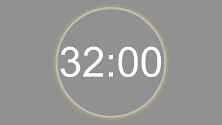 32 MINUTE - 4K - COUNTDOWN IN REVERSE - 1920 SECOND TIMER -