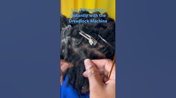 Loc Twisted a hair instantly with the Dreadlock Machine #dreadlocks #locs #locstyles