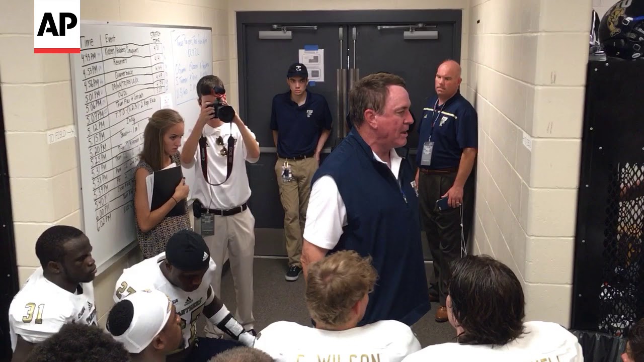 Coach Butch Davis' First Pregame Speech At FIU YouTube
