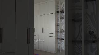 Bedroom interior with almirah design #woodenalmari wardrobe design #interior