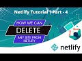 How to deleted any deploy site from Netlify || Netlify Tutorial part-4