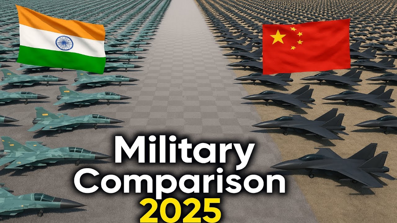 🇮🇳 India vs 🇨🇳 China Military Power Comparison 2025 – कौन है एशिया की ...