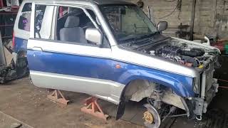 Контрактный двигатель Япония MMC MITSUBISHI PAJERO MINI Паджеро Мини H58A-0105803 4A30-722639 AT 4WD