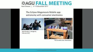 2017 Fall Meeting - ED34B: The 2017 Total Solar Eclipse: Science, Reach, and Impact II