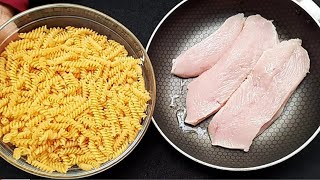PÂTE POULET SANS FOUR‼ Repas/Dîner 15min Chrono‼ Recette Cuisine Marocaine /Lunch box Recipe 2026