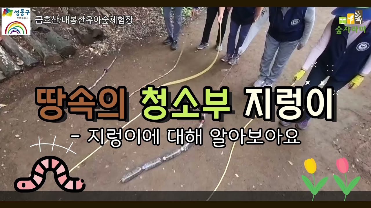 금호산•매봉산유아숲체험장 “땅속의 청소부 지렁이”