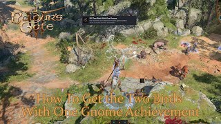 Baldur's Gate 3. How to get the Two Birds with One Gnome Achievement