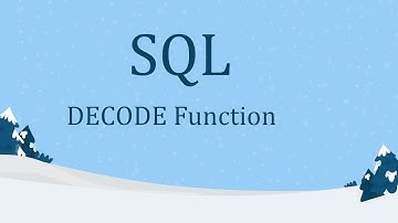 SQL: DECODE Function