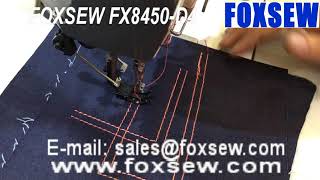 Double Needle Lockstitch Machine with Automatic Thread Trimmer