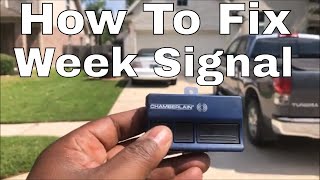 How To Get A Stronger Signal With Garage Door Opener Antenna Extension: How to fix in 5 minutes
