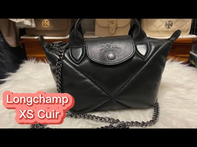 Longchamp Le Pliage XS Lambskin Leather Crossbody Bag