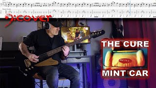 The Cure – Mint Car (Bass Cover) | Tabs On Screen | 4K