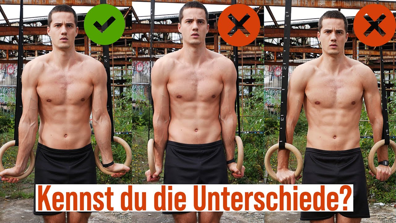 Stützt du richtig an den Ringen?