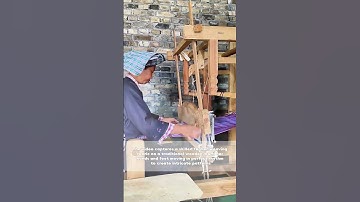 Threads of Time: Master Weaver Brings Ancient Loom Back to Life!