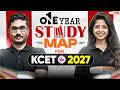 KCET 2027 Preparation: 1 Year Study Map to Top Rank