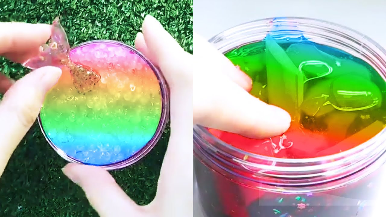 Relaxing Slime Compilation ASMR Oddly Satisfying Video - YouTube