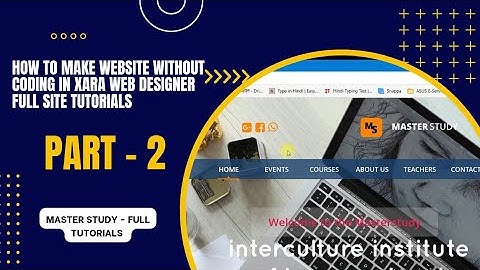 Create full website without coding || xara web designer || Master Study - WordPress theme by T-Guru