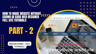 Create full website without coding || xara web designer || Master Study - WordPress theme by T-Guru screenshot 1