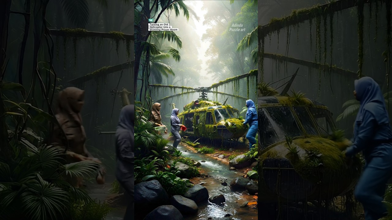 Turning an Old Helicopter Into a Stunning Prayer Room. Ai 