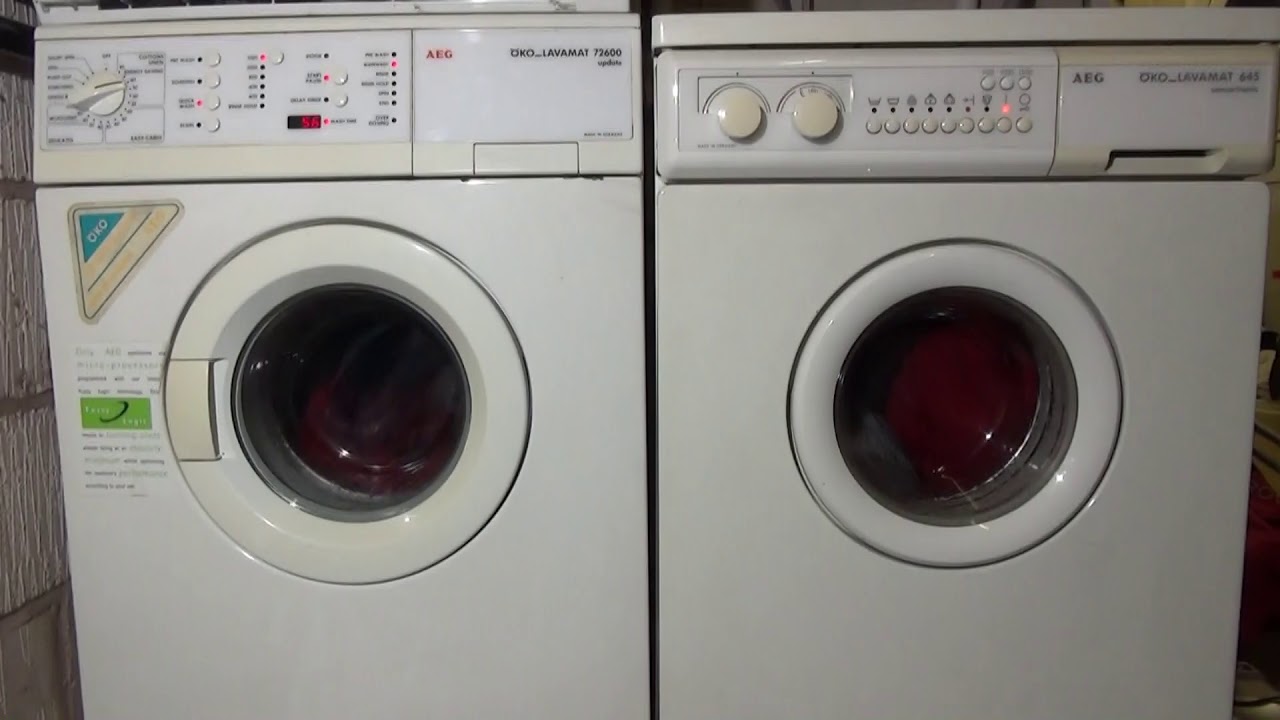 Wash Race No.14 : AEG 72600 vs AEG 645 Cotton 60'c Quick/short