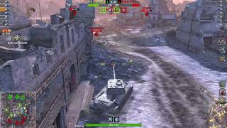 картинка: WoT Blitz. Progetto CC55 mod. 54. Перестрілка в провулку