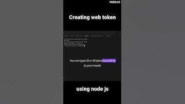 generate random web token using node js #codenewbie #coding #nodejs #token