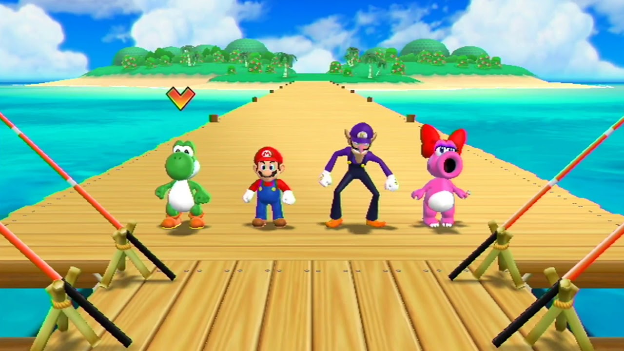 Mario Party 9 - Garden Battle (Yoshi, Mario, Waluigi & Birdo) | MarioGamers