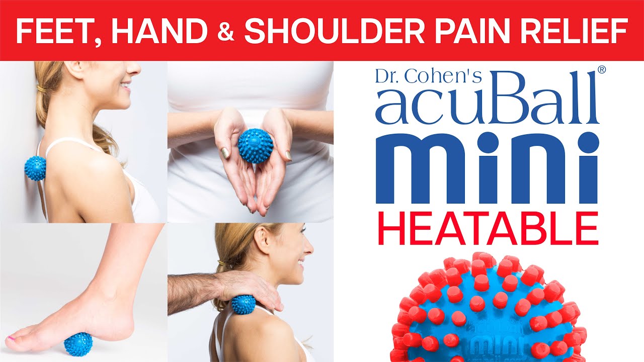 Dr. Cohen's HEAL MY BODY Pain Relief System with the HEATABLE acuBall-Mini