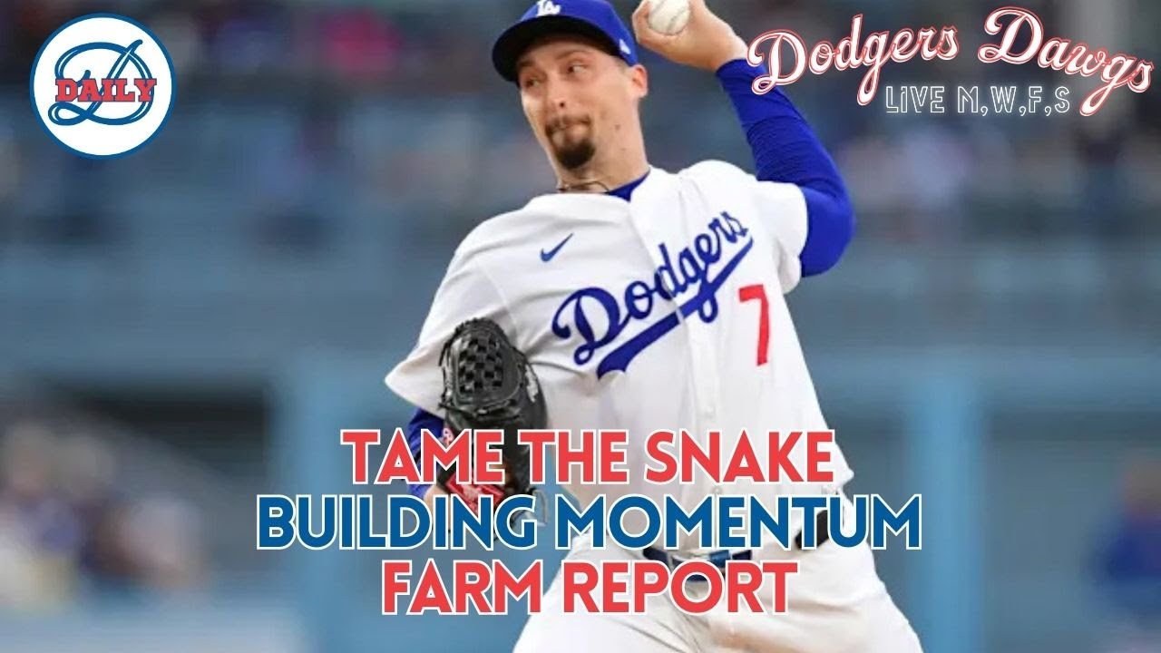 Dodgers Dawgs Live: Snellzilla Time, Offense Needs to Keep Building, Farm Report
