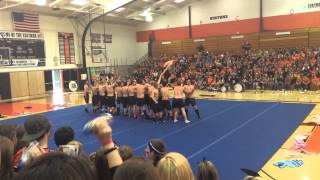 Senior Boys Cheer - EHS Homecoming 2014